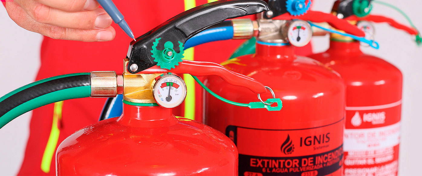 Ignis sistemas de protección contraincendios revisión de extintores Protección activa y pasiva Detección de Incendios Ignifugación